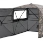 VEVOR Hunting Blind, περσίδες 4-5 ατόμων See Through Ground με τσάντα μεταφοράς, φορητή σκηνή παραλλαγής 360 μοιρών, ανθεκτικό κρυφό καταφύγιο με αθόρυβη πόρτα και παράθυρο με φερμουάρ, για Τουρκία και ελάφια