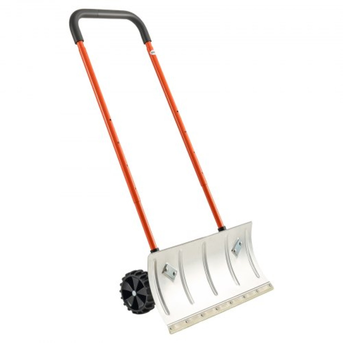 Φτυάρι Snow Pusher VEVOR με ρόδες, 61 cm Τροχοφόρο φτυάρι εκχιονιστή με διπλής κατεύθυνσης γωνιακή λεπίδα & ρυθμιζόμενη λαβή 90 μοιρών, μεταλλικά χειμωνιάτικα φτυάρια, φορητό εργαλείο αφαίρεσης χιονιού για Driveway Garden