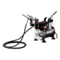 Σετ VEVOR Airbrush Kit, 1/6 HP, Air Brush Kit με αεροσυμπιεστή, 3 Dual-Action Professional Airbrushes with 3 Tips, Hose, Acrylic Paint, Brush, Low Noise, for Cake Decorating, Model Painting, Nail Art