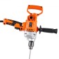 VEVOR Drill Mixer, 12,7mm Corded Electric Drill Mixer Set, 0-850RPM 3.2A Mixing Drills, Mixing Drills Machine with D-Handle for Drilling & Blending, Handheld Chiment Mixer for Fodder, Paint, Cement