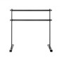 VEVOR Ballet Barre, Double Barre Bar για το σπίτι, ανεξάρτητες φορητές μπάρες χορού τεντώματος μπαλέτου, ρυθμιζόμενο ύψος Anti-Wobble Fitness Gym Studio Equipment, for Pilates Balance Workout
