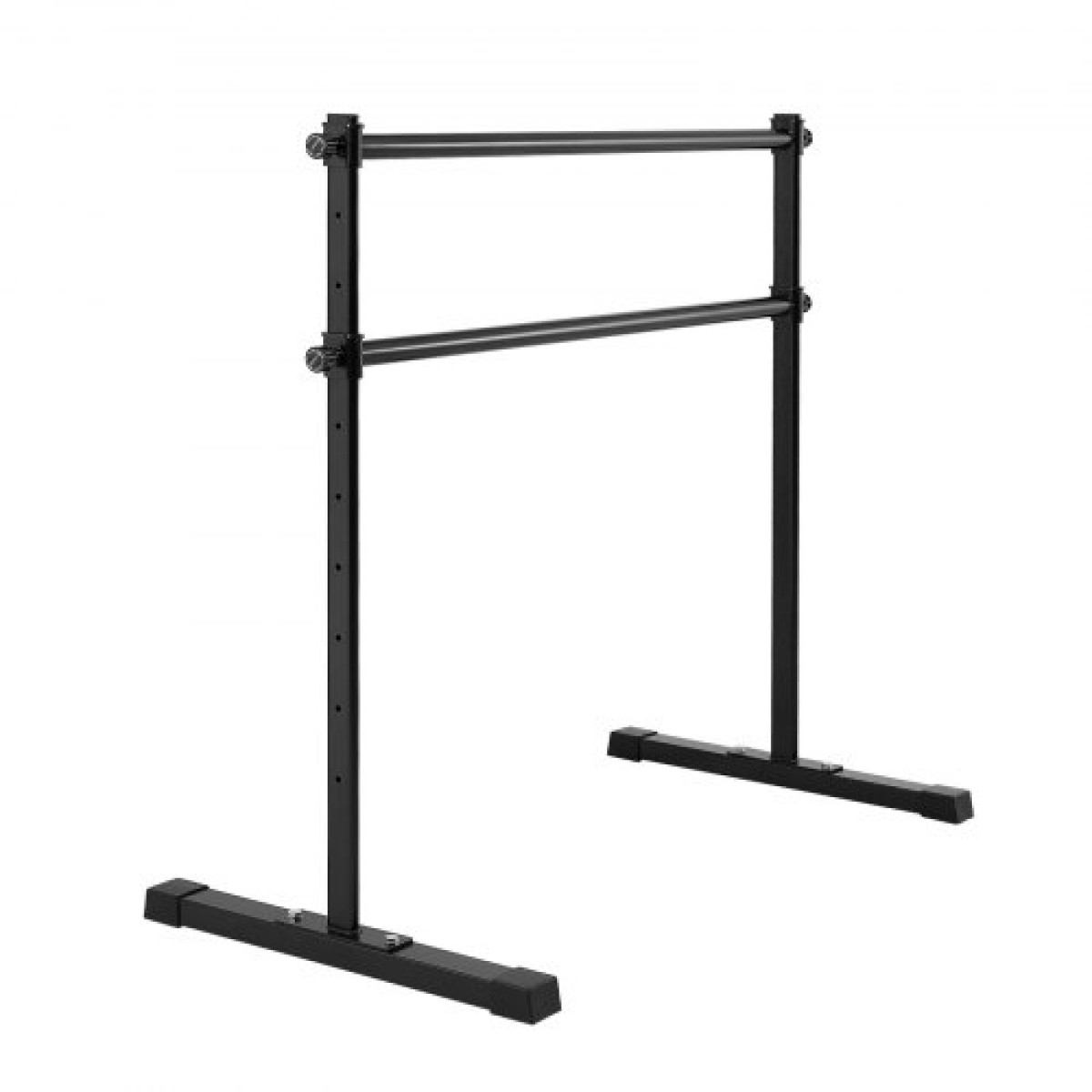 VEVOR Ballet Barre, Double Barre Bar για το σπίτι, ανεξάρτητες φορητές μπάρες χορού τεντώματος μπαλέτου, ρυθμιζόμενο ύψος Anti-Wobble Fitness Gym Studio Equipment, for Pilates Balance Workout