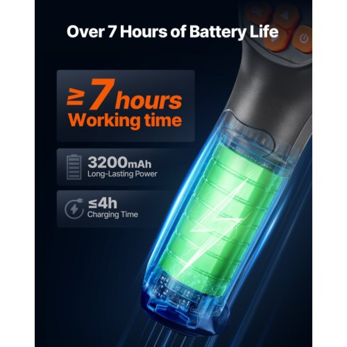 Θερμική κάμερα VEVOR, TISR Super Resolution 240x180, Θερμική κάμερα με οπτική κάμερα 2MP, Ανάλυση υπερύθρων 96x96, Ρυθμός ανανέωσης 25 HZ, -4°F έως 1022°F, 4 λειτουργίες εικόνας & 6 παλέτες χρωμάτων