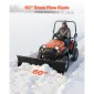 Κιτ VEVOR Snow Plough, 1524 mm Universal Εξάρτημα Χιονιού, ρυθμιζόμενο ύψος & αριστερά-δεξιά, γρήγορη αποσύνδεση, ατσάλινη λεπίδα απόξεσης ATV, 3 επιλογές τοποθέτησης, αποτελεσματικό καθάρισμα χιονιού, για τα περισσότερα ATV και UTV