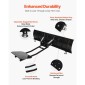 Κιτ VEVOR Snow Plough, 1524 mm Universal Εξάρτημα Χιονιού, ρυθμιζόμενο ύψος & αριστερά-δεξιά, γρήγορη αποσύνδεση, ατσάλινη λεπίδα απόξεσης ATV, 3 επιλογές τοποθέτησης, αποτελεσματικό καθάρισμα χιονιού, για τα περισσότερα ATV και UTV