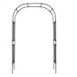 VEVOR Garden Arbor, 2,4 (Υ) x 1,5 (Π) x 0,4 (Β) m Μεταλλική Αψίδα, Στιβαρή Αψίδα Καφασωτών εξωτερικού χώρου με Πασσάλους, Εύκολη Συναρμολόγηση, Πέργκολα Arbor for Plant Climbing Yard Lawn Wedding Party