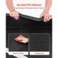 VEVOR 3x3m Wrestling Mat, Martial Arts Thick Mat for Home Gym Workouts Exercise, Αδιάβροχα PVC Roll-Up Προπονητικά χαλάκια με κύκλους, για Γυμναστική, Τατάμι, Jiu Jitsu BJJ MMA Τζούντο, Πυγμαχία, Μαύρο
