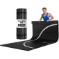 VEVOR 3x3m Wrestling Mat, Martial Arts Thick Mat for Home Gym Workouts Exercise, Αδιάβροχα PVC Roll-Up Προπονητικά χαλάκια με κύκλους, για Γυμναστική, Τατάμι, Jiu Jitsu BJJ MMA Τζούντο, Πυγμαχία, Μαύρο