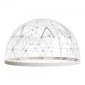 VEVOR Garden Dome Igloo, 3,6 x 2,2 m Υπαίθρια σκηνή Clear Bubble για 4-7 άτομα, Θερμοκήπιο Geodesic Dome με Παράθυρο, Αδιάβροχο Γεωδαιτικό Θόλο με Παράθυρο, Σκηνή PVC Igloo για Γάμο Κάμπινγκ Αίθριων στην πίσω αυλή