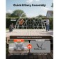 VEVOR Garden Dome Igloo, 3,6 x 2,2 m Υπαίθρια σκηνή Clear Bubble για 4-7 άτομα, Θερμοκήπιο Geodesic Dome με Παράθυρο, Αδιάβροχο Γεωδαιτικό Θόλο με Παράθυρο, Σκηνή PVC Igloo για Γάμο Κάμπινγκ Αίθριων στην πίσω αυλή