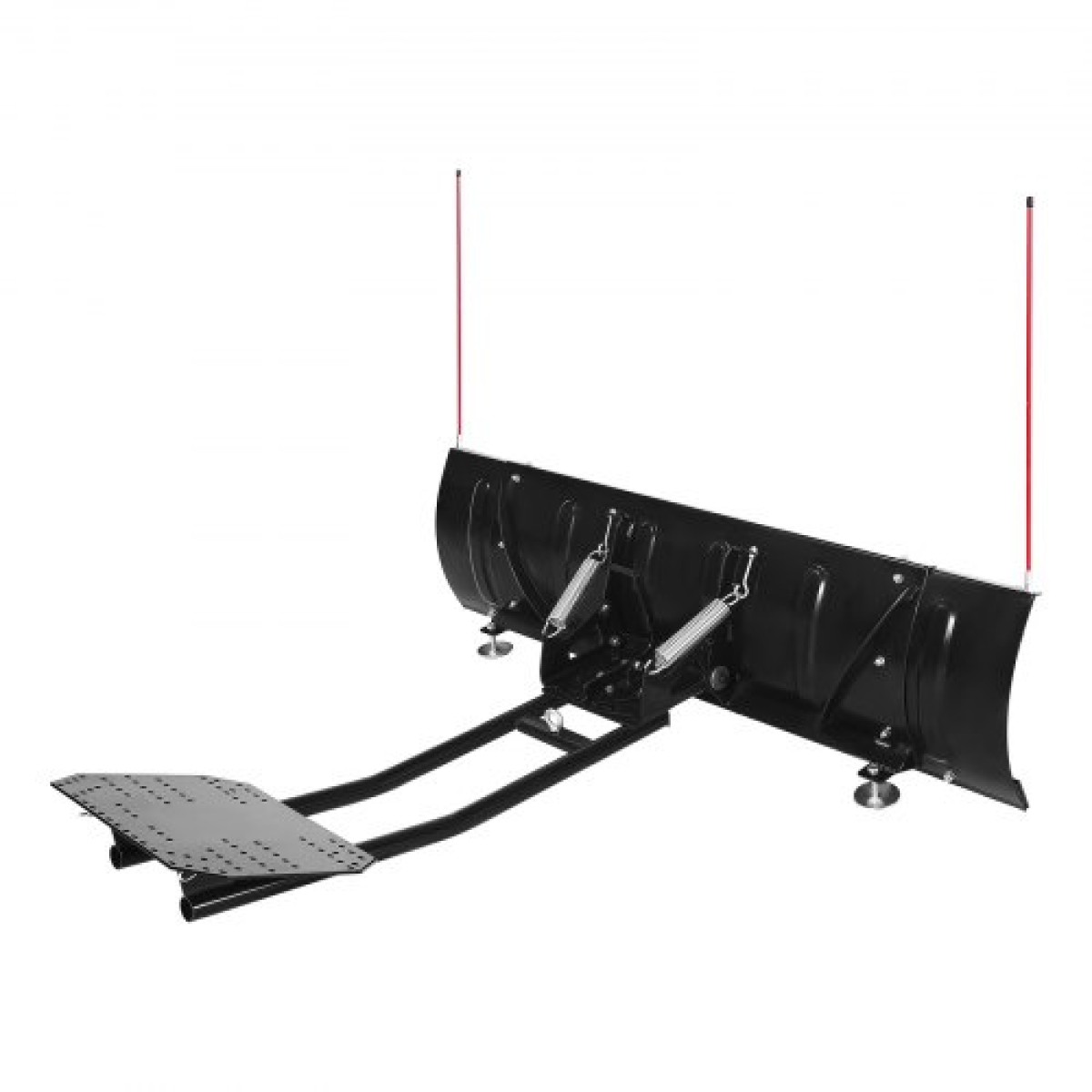 Λάμα χιονιού VEVOR, πλάτος 109/152 cm Ρυθμιζόμενο κιτ εκχιονιστήρων, Εύκολη αποσύνδεση, Εξάρτημα όργωσης γενικής χρήσης με λαστιχένια πτερύγια, λεπίδα από χάλυβα βαρέως τύπου, συμβατό με τα περισσότερα UTV & ATV