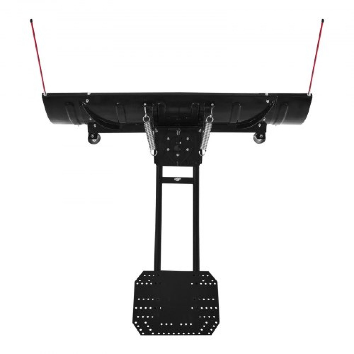 Λάμα χιονιού VEVOR, πλάτος 109/152 cm Ρυθμιζόμενο κιτ εκχιονιστήρων, Εύκολη αποσύνδεση, Εξάρτημα όργωσης γενικής χρήσης με λαστιχένια πτερύγια, λεπίδα από χάλυβα βαρέως τύπου, συμβατό με τα περισσότερα UTV & ATV