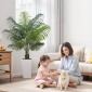 VEVOR Artificial Areca Palm Tree 1524 mm, Ψεύτικος Φοίνικας Τροπικά Φυτά με Λευκή Ψηλή Ζαρντινιέρα, Φυτό από ψεύτικο δάπεδο μετάξι σε γλάστρα, Μεγάλα Δέντρα για Διακόσμηση Σαλονιού οικιακού Γραφείου Θέρμανση σπιτιού, Εσωτερικός εξωτερικός χώρος