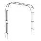 VEVOR Garden Arbor, 2,4 (Υ) x 2,5 (Π) x 0,4 (Β) m Μεταλλική Αψίδα, Στιβαρή Αψίδα Καφασωτών Εξωτερικών με Πασσάλους, Εύκολη Συναρμολόγηση, Πέργκολα κληματαριά για αναρρίχηση φυτών Διακόσμηση γαμήλιου γκαζόν για αυλή