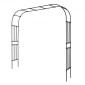 VEVOR Garden Arbor, 2,4 (Υ) x 2,5 (Π) x 0,4 (Β) m Μεταλλική Αψίδα, Στιβαρή Αψίδα Καφασωτών Εξωτερικών με Πασσάλους, Εύκολη Συναρμολόγηση, Πέργκολα κληματαριά για αναρρίχηση φυτών Διακόσμηση γαμήλιου γκαζόν για αυλή