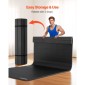 VEVOR 3x1,5 m Wrestling Mat, Martial Arts Thick Mat for Home Gym Workouts Exercise, Αδιάβροχο PVC Roll-Up Training Mats for Gymnastics, Tatami, Jiu Jitsu BJJ MMA Judo, Boxing, Black