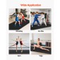 VEVOR 3x1,5 m Wrestling Mat, Martial Arts Thick Mat for Home Gym Workouts Exercise, Αδιάβροχο PVC Roll-Up Training Mats for Gymnastics, Tatami, Jiu Jitsu BJJ MMA Judo, Boxing, Black
