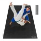 VEVOR 3x1,5 m Wrestling Mat, Martial Arts Thick Mat for Home Gym Workouts Exercise, Αδιάβροχο PVC Roll-Up Training Mats for Gymnastics, Tatami, Jiu Jitsu BJJ MMA Judo, Boxing, Black