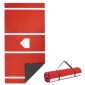 VEVOR Baseball Hitting Mat, 300x116cm Batting Cage Mat, Batters Box Turf Mats, Εξοπλισμός Softball Batting Practice με Home Plate και Anti Fade Turf, Φορητό βοήθημα προπόνησης για εσωτερικούς εξωτερικούς χώρους, κόκκινο