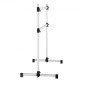 VEVOR Ballet Barre, Αλουμίνιο Double Barre Bar για το σπίτι, ανεξάρτητες φορητές μπάρες χορού τεντώματος μπαλέτου, Εξοπλισμός στούντιο γυμναστικής ρυθμιζόμενου ύψους, για προπόνηση ισορροπίας Pilates