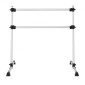 VEVOR Ballet Barre, Αλουμίνιο Double Barre Bar για το σπίτι, ανεξάρτητες φορητές μπάρες χορού τεντώματος μπαλέτου, Εξοπλισμός στούντιο γυμναστικής ρυθμιζόμενου ύψους, για προπόνηση ισορροπίας Pilates