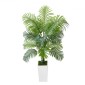 VEVOR Artificial Areca Palm Tree 1524 mm, Ψεύτικος Φοίνικας Τροπικά Φυτά με Λευκή Ψηλή Ζαρντινιέρα, Φυτό από ψεύτικο δάπεδο μετάξι σε γλάστρα, Μεγάλα Δέντρα για Διακόσμηση Σαλονιού οικιακού Γραφείου Θέρμανση σπιτιού, Εσωτερικός εξωτερικός χώρος