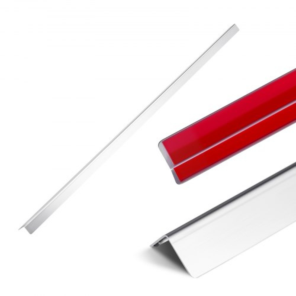 VEVOR Stainless Steel Wall Corner Protector 25x25x1217mm 10 Pack with 3M Tape