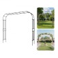 VEVOR Garden Arbor, 2,4 (Υ) x 3,2 (Π) x 0,4 (Β) m Μεταλλική Αψίδα, Στιβαρή Αψίδα Καφασωτών εξωτερικού χώρου με Πασσάλους, Εύκολη Συναρμολόγηση, Πέργκολα Arbor for Plant Climbing Yard Lawn Wedding Party Decoration