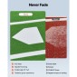 VEVOR Baseball Hitting Mat, 366x183cm Batting Cage Mat, Batters Box Turf Mats, Softball Batting Practice Equipment with Home Plate and Anti Fade Turf, Φορητό βοήθημα προπόνησης για εσωτερικούς εξωτερικούς χώρους, πράσινο