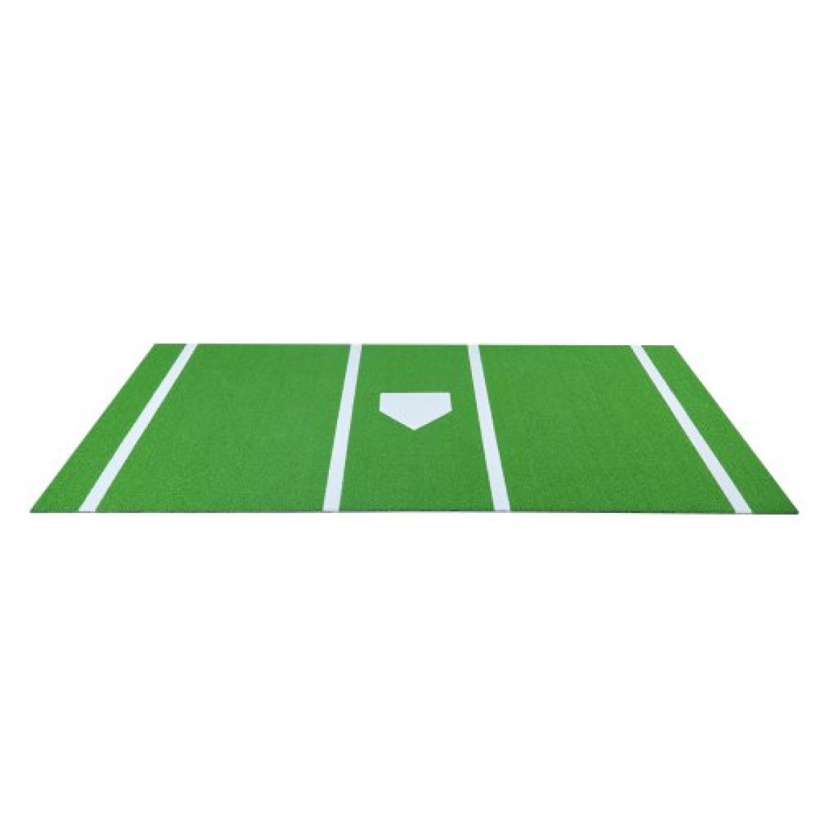 VEVOR Baseball Hitting Mat, 366x183cm Batting Cage Mat, Batters Box Turf Mats, Softball Batting Practice Equipment with Home Plate and Anti Fade Turf, Φορητό βοήθημα προπόνησης για εσωτερικούς εξωτερικούς χώρους, πράσινο