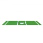 VEVOR Baseball Hitting Mat, 366x183cm Batting Cage Mat, Batters Box Turf Mats, Softball Batting Practice Equipment with Home Plate and Anti Fade Turf, Φορητό βοήθημα προπόνησης για εσωτερικούς εξωτερικούς χώρους, πράσινο