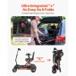 VEVOR 4-Wheel Electric Mobility Scooter για ενήλικες και ηλικιωμένους, ενσωματωμένο αυτόματο αναδιπλούμενο σκούτερ κινητικότητας με τηλεχειριστήριο, κλειδιά NFC & μεγάλης εμβέλειας, 120kg φόρτωση αναπηρικό αμαξίδιο ταξιδιού