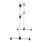 VEVOR Ballet Barre, Διπλό Beechwood Barre Bar για το σπίτι, Φορητές μπάρες χορού Stretching Ballet, Ρυθμιζόμενο ύψος Εξοπλισμός Γυμναστηρίου Anti-Wobble Fitness, για Pilates Balance Workout