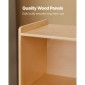 Ράφι VEVOR Montessori, πλάτος 1140 mm Organizer αποθήκευσης παιχνιδιών, Παιδικό ντουλάπι οθόνης 5 τμημάτων, έπιπλα παιδικού σταθμού, Παιδικό ράφι για υπνοδωμάτιο, νηπιαγωγείο, σαλόνι, είσοδος, προσχολική ηλικία, καφέ