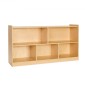 Ράφι VEVOR Montessori, πλάτος 1140 mm Organizer αποθήκευσης παιχνιδιών, Παιδικό ντουλάπι οθόνης 5 τμημάτων, έπιπλα παιδικού σταθμού, Παιδικό ράφι για υπνοδωμάτιο, νηπιαγωγείο, σαλόνι, είσοδος, προσχολική ηλικία, καφέ