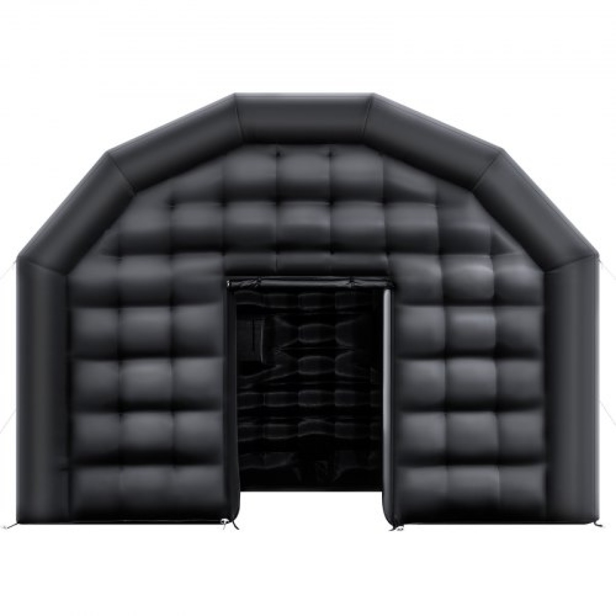 VEVOR Inflatable Nightclub, 5.4 x 5 x 4.2 m Inflatable Party Tent with 680W Blower & Sandbag, Ventilated Blow up Night Club with 2 Windows, Air Cube House for Event Birthday Wedding Party