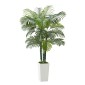 VEVOR Artificial Areca Palm Tree 1829 mm, Ψεύτικος Φοίνικας Τροπικά Φυτά με Λευκή Ψηλή Ζαρντινιέρα, Φυτό από ψεύτικο δάπεδο μετάξι σε γλάστρα, Μεγάλα Δέντρα για Διακόσμηση Σαλονιού Γραφείου Σαλόνι Σπίτι Θέρμανση, Εσωτερικός εξωτερικός χώρος