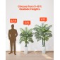 VEVOR Artificial Areca Palm Tree 1829 mm, Ψεύτικος Φοίνικας Τροπικά Φυτά με Λευκή Ψηλή Ζαρντινιέρα, Φυτό από ψεύτικο δάπεδο μετάξι σε γλάστρα, Μεγάλα Δέντρα για Διακόσμηση Σαλονιού Γραφείου Σαλόνι Σπίτι Θέρμανση, Εσωτερικός εξωτερικός χώρος