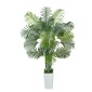 VEVOR Artificial Areca Palm Tree 1829 mm, Ψεύτικος Φοίνικας Τροπικά Φυτά με Λευκή Ψηλή Ζαρντινιέρα, Φυτό από ψεύτικο δάπεδο μετάξι σε γλάστρα, Μεγάλα Δέντρα για Διακόσμηση Σαλονιού Γραφείου Σαλόνι Σπίτι Θέρμανση, Εσωτερικός εξωτερικός χώρος