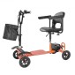 VEVOR 4-Wheel Folding Mobility Scooter για Ενήλικες & Ηλικιωμένους, 120kg Loading Electric Mobility Scooter, Αναπηρικό αμαξίδιο παντός εδάφους με μπαταρία λιθίου 48V, μεγάλα συμπαγή ελαστικά & ικανότητα αναρρίχησης 8°