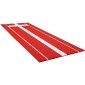 VEVOR Softball Pitching Mat, 305x92cm Baseball Pitching Rubber Mound, Antifade Turf and Antislip Foam Backing Portable Training Aid, Fastpitch Equipment for Pitchers Indoor Outdoor Practice, κόκκινο