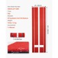 VEVOR Softball Pitching Mat, 305x92cm Baseball Pitching Rubber Mound, Antifade Turf and Antislip Foam Backing Portable Training Aid, Fastpitch Equipment for Pitchers Indoor Outdoor Practice, κόκκινο