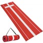 VEVOR Softball Pitching Mat, 305x92cm Baseball Pitching Rubber Mound, Antifade Turf and Antislip Foam Backing Portable Training Aid, Fastpitch Equipment for Pitchers Indoor Outdoor Practice, κόκκινο