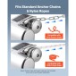 VEVOR Horizontal Fishing Windlass, 12V DC 600W, Windlass Anchor Systems Κατάλληλο για 6,35 mm Αλυσίδα ή 14,3 & 15,9 mm Nylon Rope, Max Pull 260 kg, 316 Ανοξείδωτη κατασκευή, για σκάφη 7-9 m