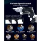 VEVOR Electric Metal Shear, 4,0-Amp Corded Lame Metal cutter με περιστρεφόμενη κεφαλή 360 μοιρών, μεταβλητή ταχύτητα, συνεχής κοπή, καθαρή κοπή για γαλβανισμένο χάλυβα 1,22 mm, ανοξείδωτο ατσάλι 1 mm, 2500 SPM