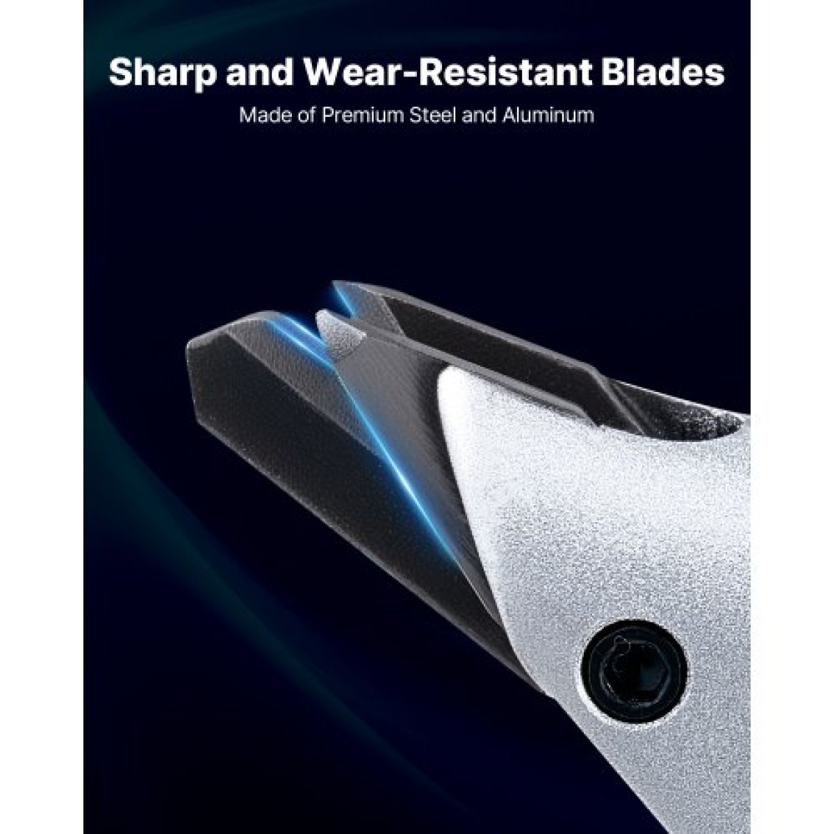 VEVOR Electric Metal Shear, 4,0-Amp Corded Lame Metal cutter με περιστρεφόμενη κεφαλή 360 μοιρών, μεταβλητή ταχύτητα, συνεχής κοπή, καθαρή κοπή για γαλβανισμένο χάλυβα 1,22 mm, ανοξείδωτο ατσάλι 1 mm, 2500 SPM