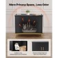 Έπιπλα VEVOR Cat Litter Box Enclosure, 70 cm Κρυφό Ντουλάπι απορριμμάτων με μεταλλικά πόδια & λαβή, Τραπέζι μοντέρνου στιλ Cat Washroom House, Fit Most of Litterbox, για Σαλόνι Υπνοδωματίου