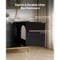 Έπιπλα VEVOR Cat Litter Box Enclosure, 70 cm Κρυφό Ντουλάπι απορριμμάτων με μεταλλικά πόδια & λαβή, Τραπέζι μοντέρνου στιλ Cat Washroom House, Fit Most of Litterbox, για Σαλόνι Υπνοδωματίου