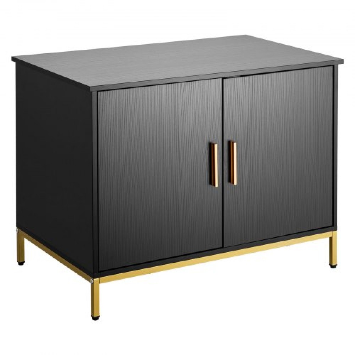 Έπιπλα VEVOR Cat Litter Box Enclosure, 70 cm Κρυφό Ντουλάπι απορριμμάτων με μεταλλικά πόδια & λαβή, Τραπέζι μοντέρνου στιλ Cat Washroom House, Fit Most of Litterbox, για Σαλόνι Υπνοδωματίου