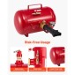 VEVOR Air Tire Bead Seat, 5 Gal / 18,9 L, Heavy Duty Tire Bead Blaster Tool, 87-116 PSI Operating Pressure, Air Trigger Seating Inflator for Pickup, Truck, ATV, Jeep, Van, Lawn Tractor, RV, Red